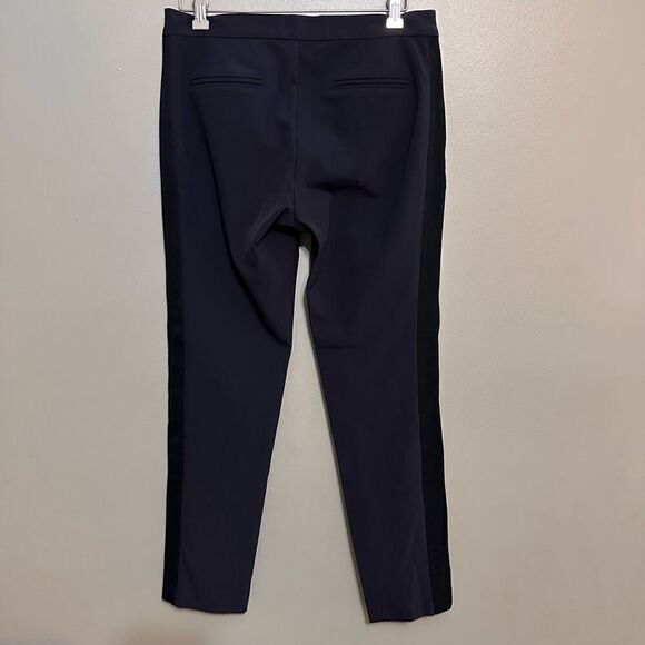 Rebecca Taylor Ava Techy Pants Trouser Navy Black size 8 - Picture 4 of 10